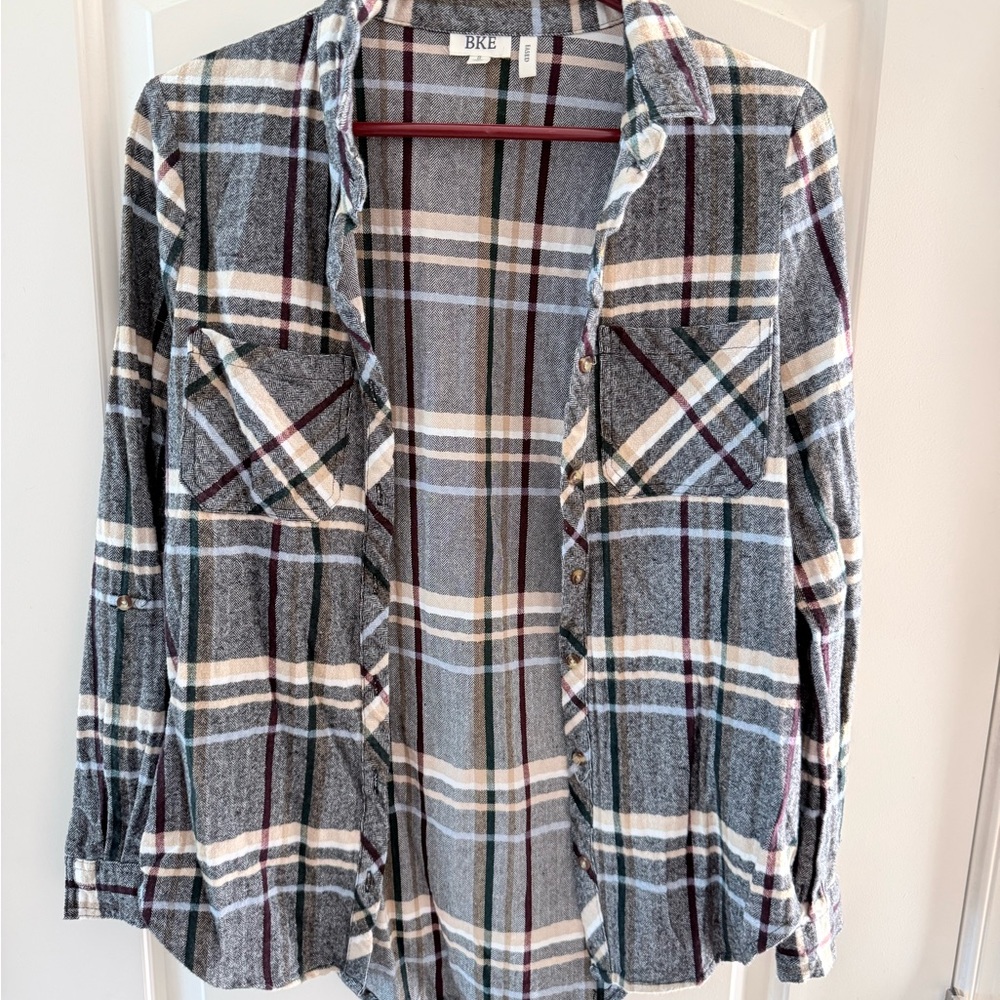 BKE Multicolor Plaid Shirt